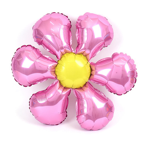 은박 꽃풍선 50cm 핑크