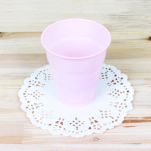 파티용 칼라 컵-핑크(10개입)