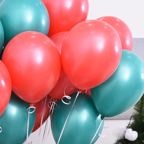 헬륨풍선-크리스마스 레드&amp;그린