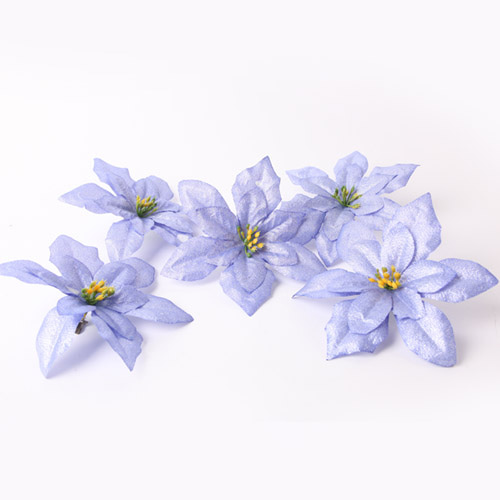 포인꽃 장식 (12cm) 블루