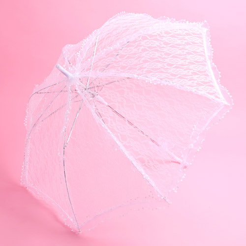 스몰 웨딩 레이스 우산