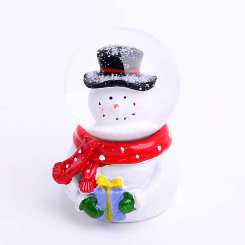 크리스마스 인형 워터볼 스노우볼 4.5cm (눈사람)