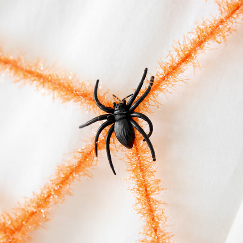 할로윈 거미줄 장식세트 (펌프킨 오렌지)