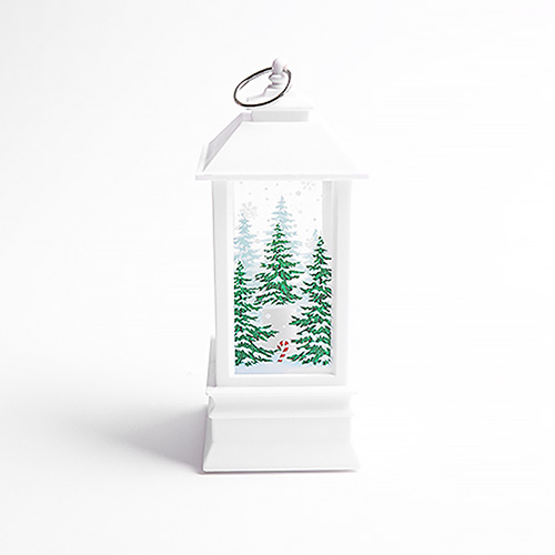 LED 크리스마스 사각랜턴(대) 눈사람